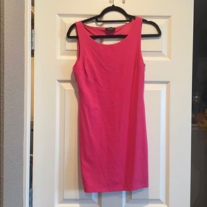 Open back pink Bebe dress
